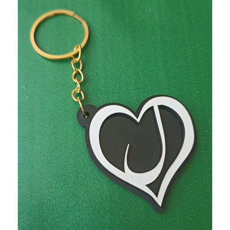 جا کلیدی حروف فارسی فانتزی طرح قلب جنس ام دی اف فروش ویژه همکاران