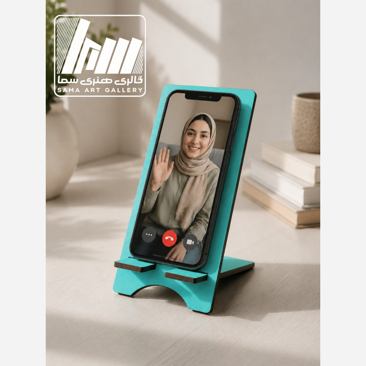 هولدر موبایل چوبی طرحدار