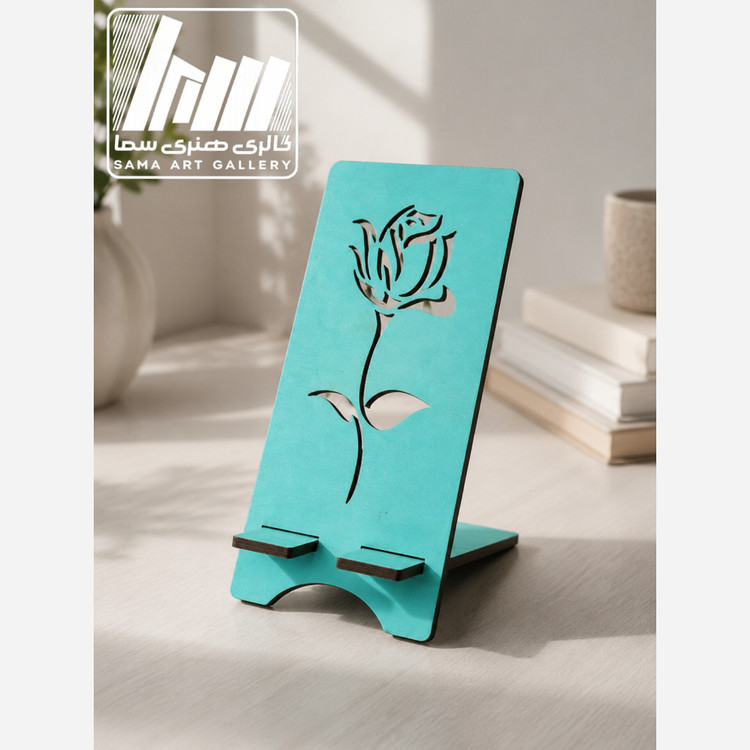 هولدر موبایل چوبی طرحدار