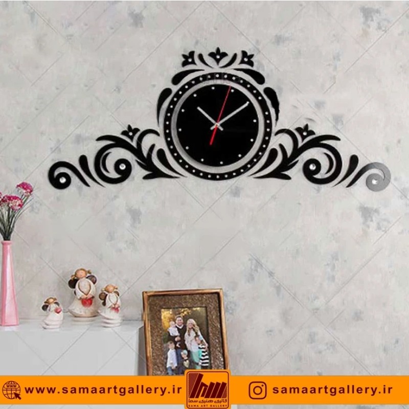 ساعت دیواری فانتزی طرح شیدا