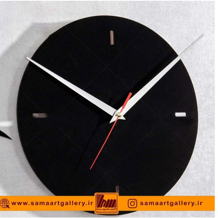 ساعت دیواری فانتزی طرح برکه ابی