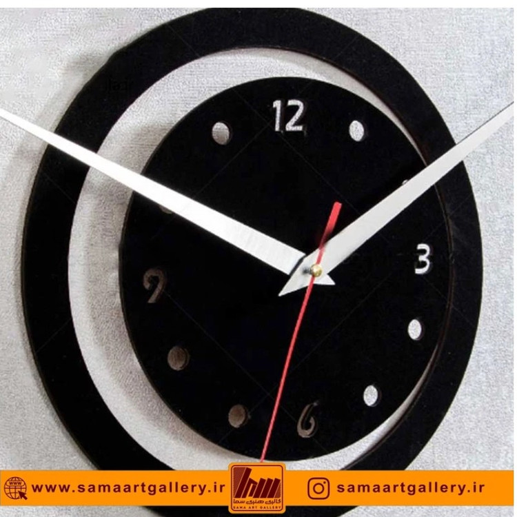 ساعت دیواری فانتزی طرح جانای پروانه ها