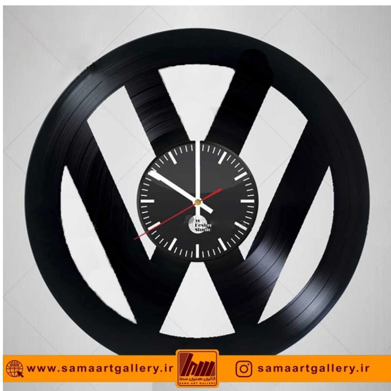 ساعت دیواری فانتزی طرح فولکس