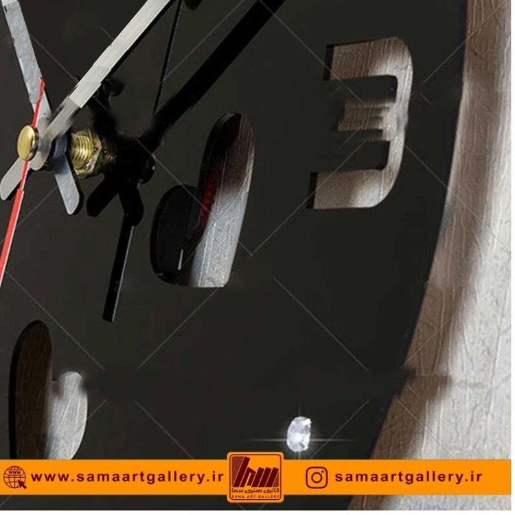 ساعت دیواری فانتزی طرح قلب شماره 3