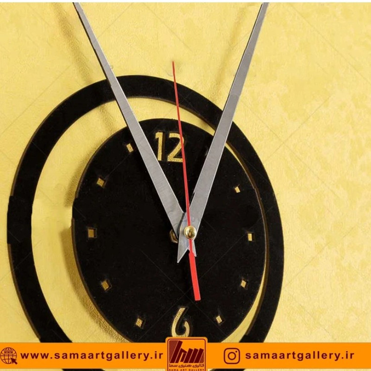 ساعت دیواری فانتزی طرح جان دل شماره 2