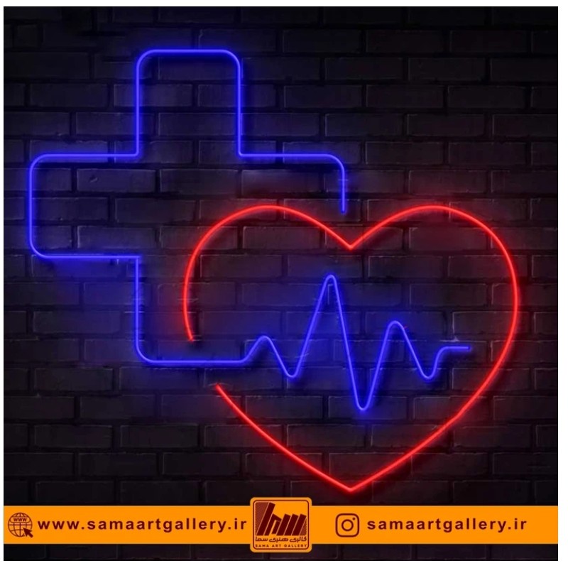تابلو نئون طرح پزشکی