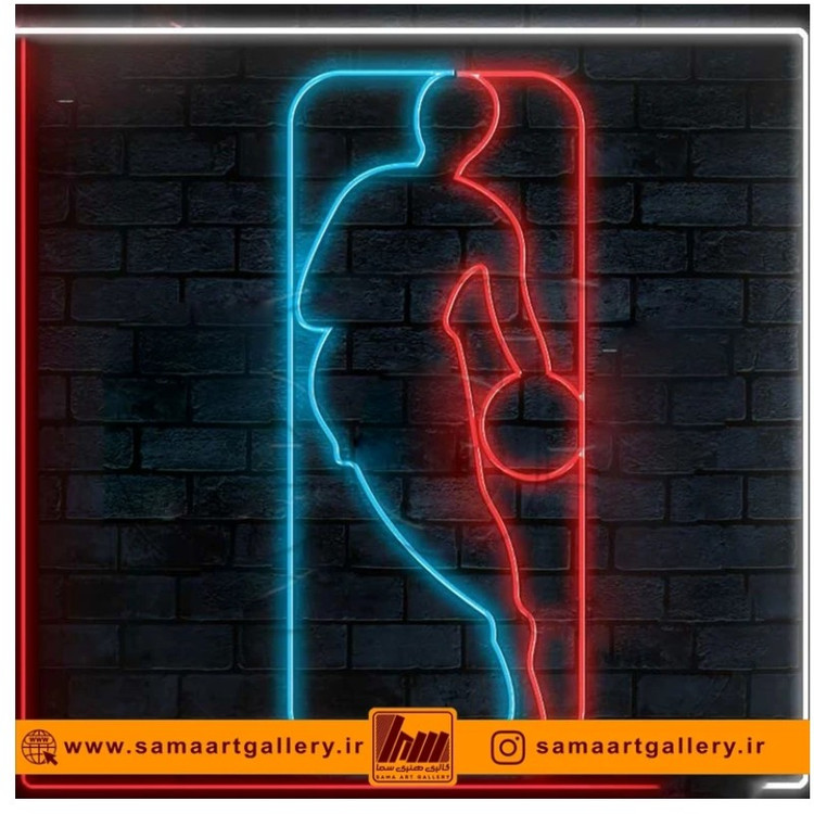 تابلو نئون طرح ورزشی شماره 5