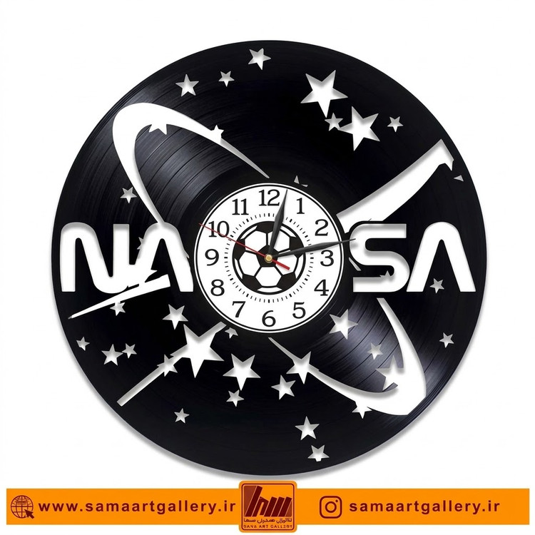ساعت دیواری فانتزی و مینیمال طرح ناسا NASA